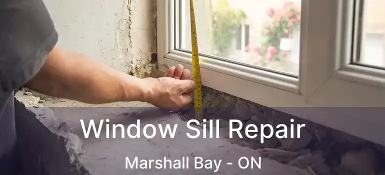  Window Sill Repair Marshall Bay - ON