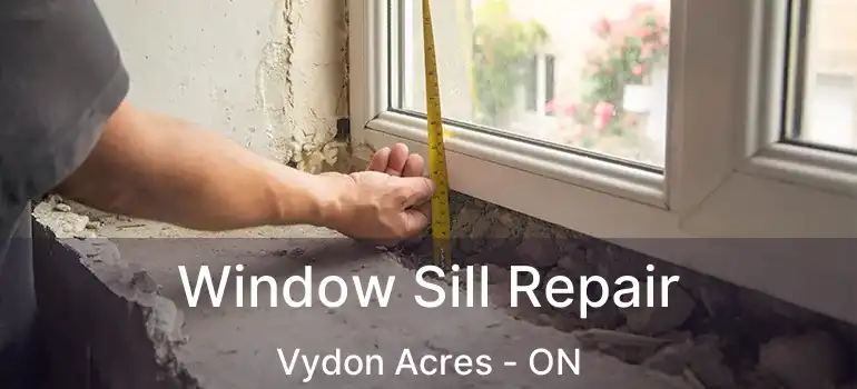  Window Sill Repair Vydon Acres - ON