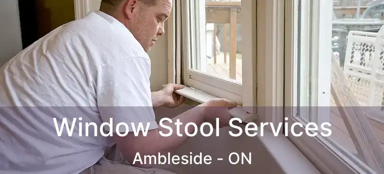  Window Stool Services Ambleside - ON