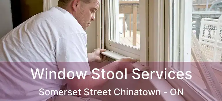  Window Stool Services Somerset Street Chinatown - ON