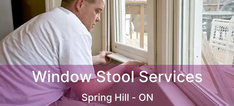  Window Stool Services Spring Hill - ON