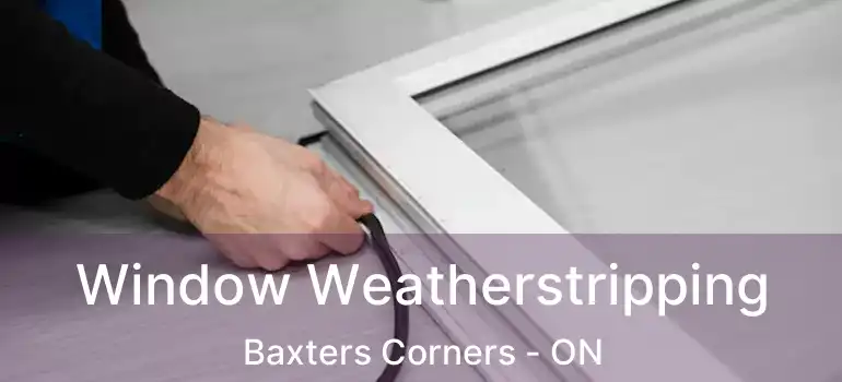  Window Weatherstripping Baxters Corners - ON