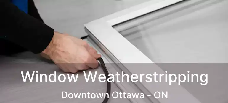  Window Weatherstripping Downtown Ottawa - ON