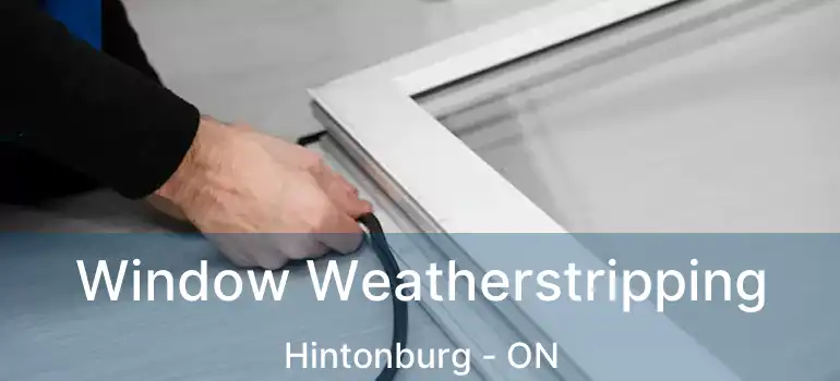  Window Weatherstripping Hintonburg - ON