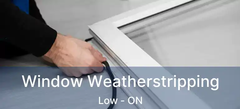  Window Weatherstripping Low - ON