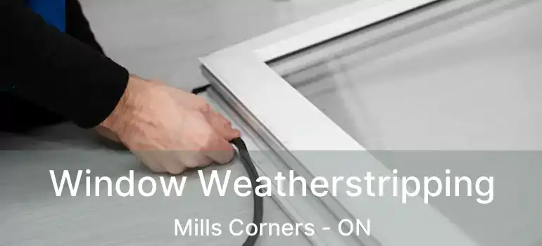  Window Weatherstripping Mills Corners - ON