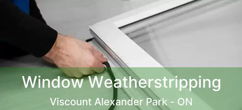  Window Weatherstripping Viscount Alexander Park - ON