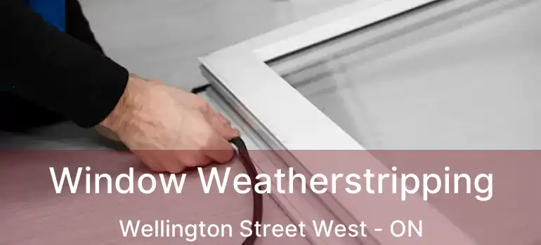  Window Weatherstripping Wellington Street West - ON