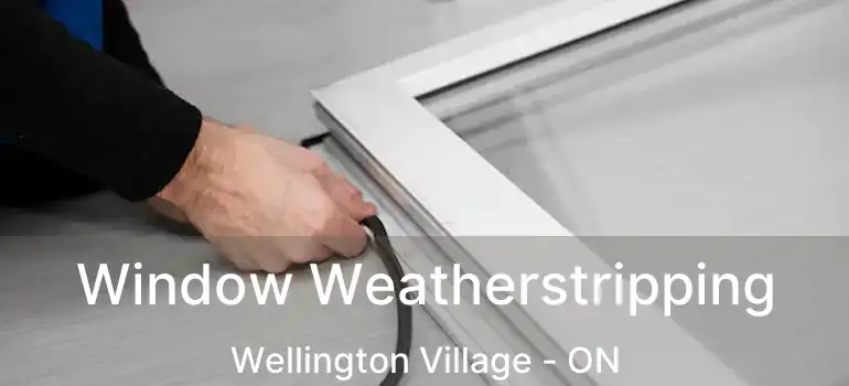  Window Weatherstripping Wellington Village - ON