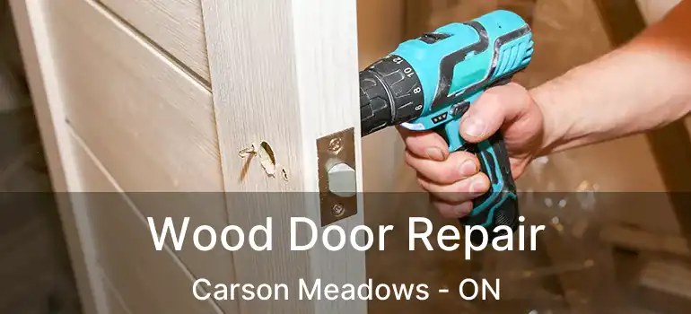  Wood Door Repair Carson Meadows - ON