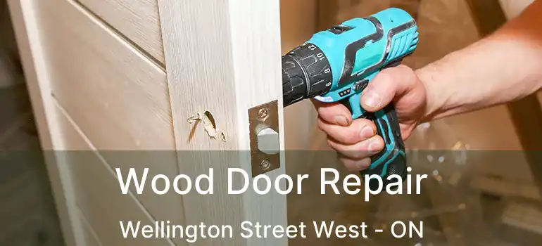  Wood Door Repair Wellington Street West - ON