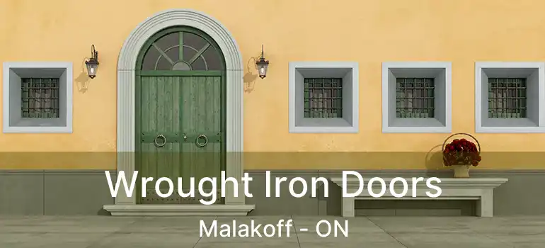  Wrought Iron Doors Malakoff - ON