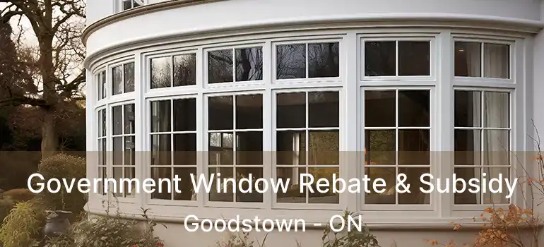  Government Window Rebate & Subsidy Goodstown - ON