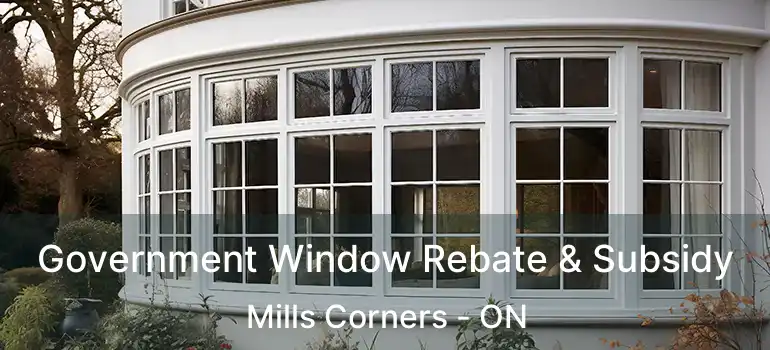 Government Window Rebate & Subsidy Mills Corners - ON