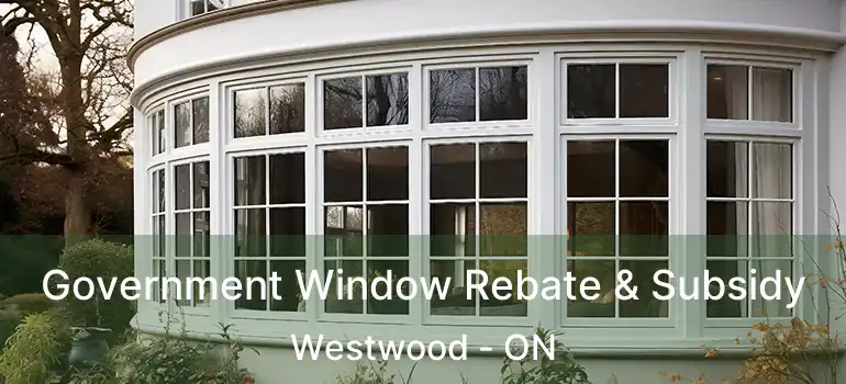 Government Window Rebate & Subsidy Westwood - ON
