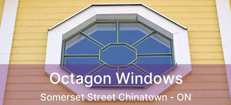  Octagon Windows Somerset Street Chinatown - ON